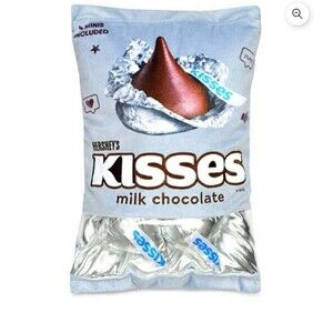 Hershey's Kisses Throw Pillow Mini Plush Candy Pieces Inside Iscream Zipper NEW